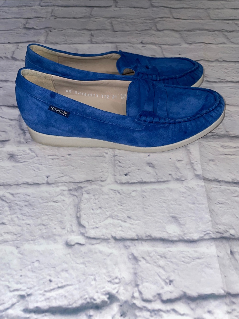 MEPHISTO VOLGA, DENIM VELCALF Size 9